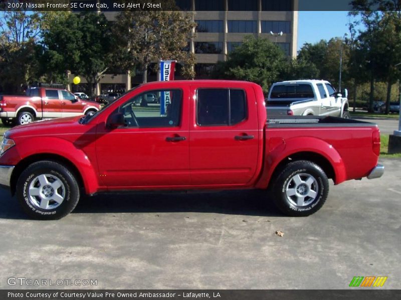 Red Alert / Steel 2007 Nissan Frontier SE Crew Cab