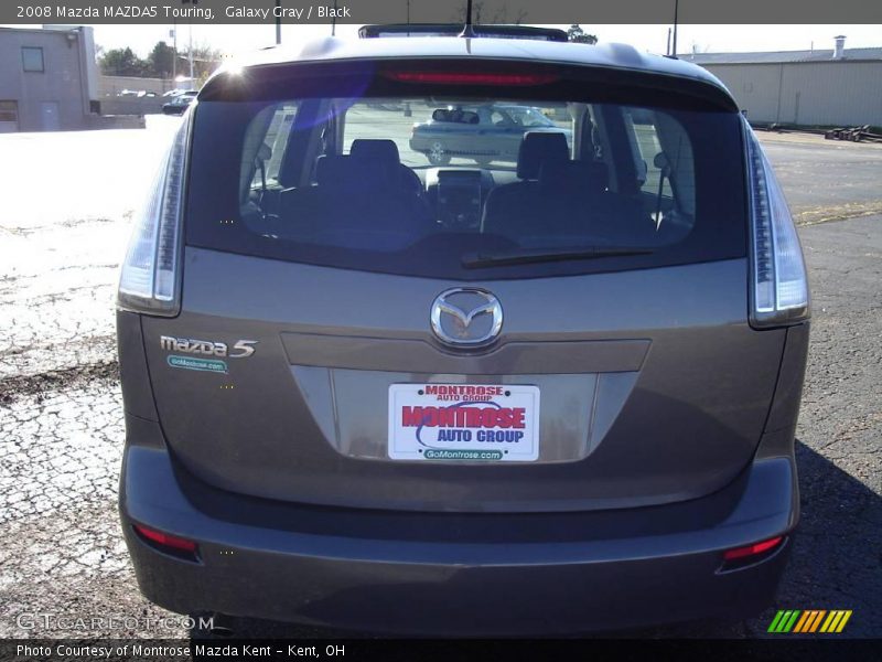 Galaxy Gray / Black 2008 Mazda MAZDA5 Touring