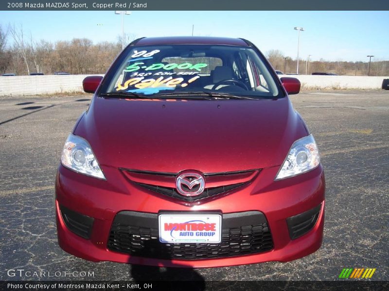 Copper Red / Sand 2008 Mazda MAZDA5 Sport