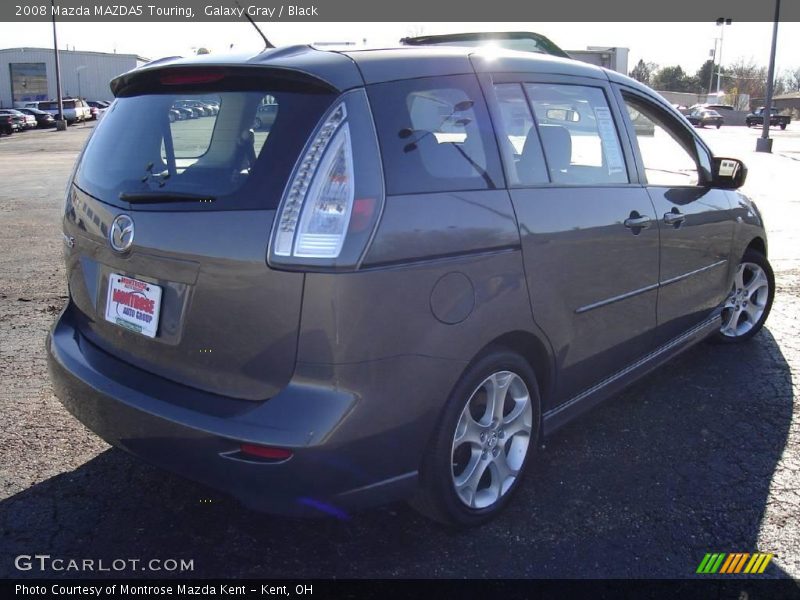 Galaxy Gray / Black 2008 Mazda MAZDA5 Touring