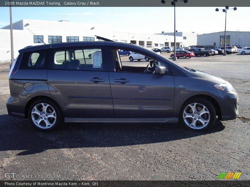 Galaxy Gray / Black 2008 Mazda MAZDA5 Touring