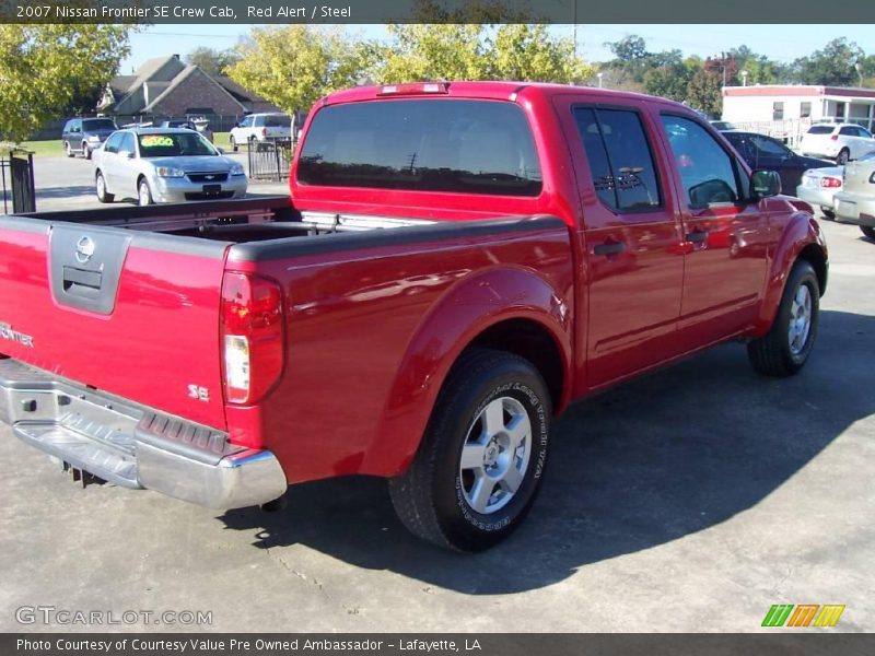 Red Alert / Steel 2007 Nissan Frontier SE Crew Cab