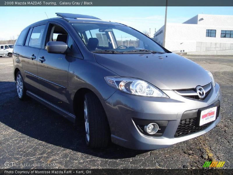 Galaxy Gray / Black 2008 Mazda MAZDA5 Touring