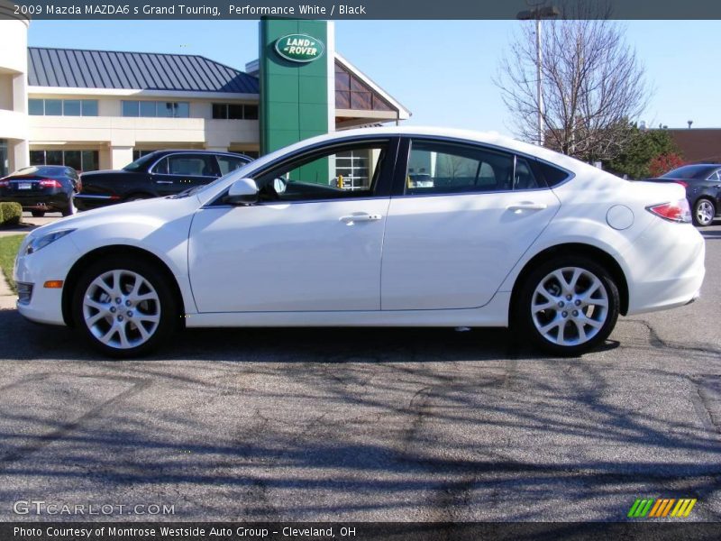 Performance White / Black 2009 Mazda MAZDA6 s Grand Touring