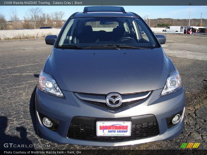 Galaxy Gray / Black 2008 Mazda MAZDA5 Touring