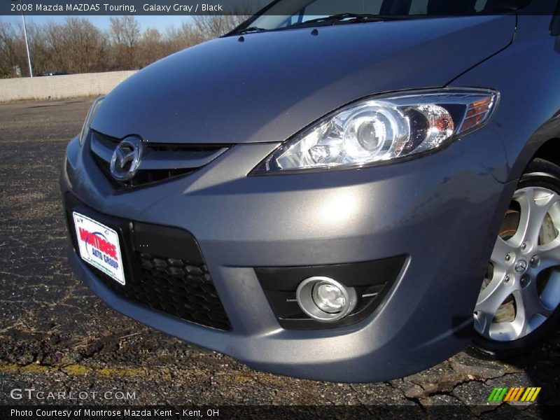 Galaxy Gray / Black 2008 Mazda MAZDA5 Touring