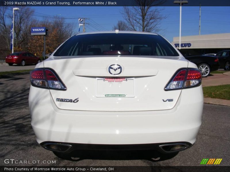 Performance White / Black 2009 Mazda MAZDA6 s Grand Touring