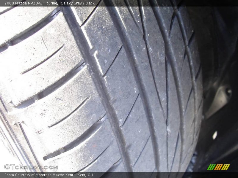 Galaxy Gray / Black 2008 Mazda MAZDA5 Touring