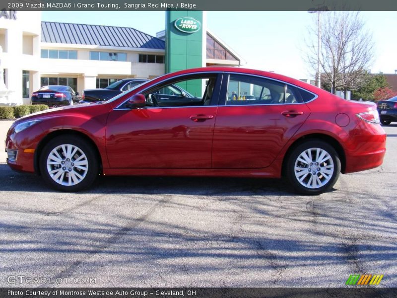 Sangria Red Mica / Beige 2009 Mazda MAZDA6 i Grand Touring