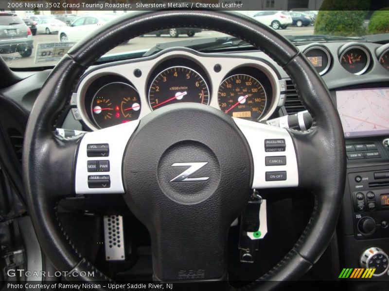 Silverstone Metallic / Charcoal Leather 2006 Nissan 350Z Grand Touring Roadster