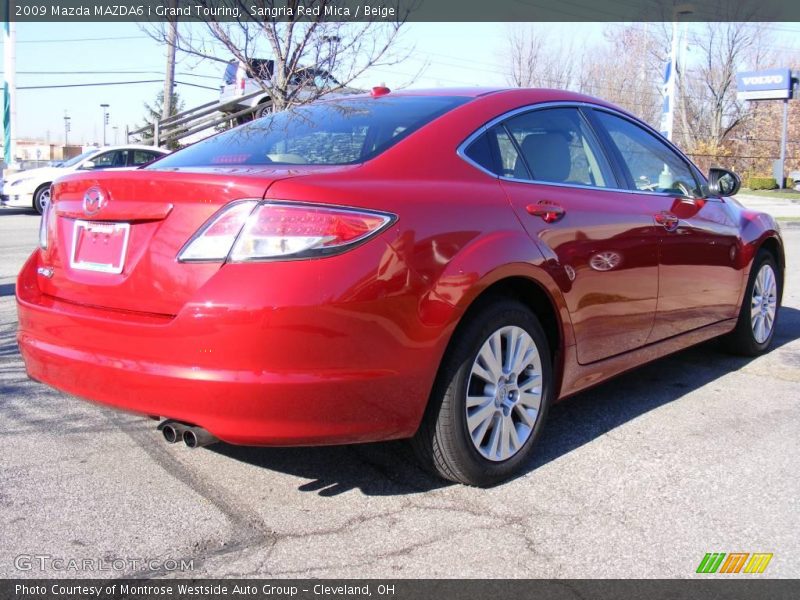 Sangria Red Mica / Beige 2009 Mazda MAZDA6 i Grand Touring