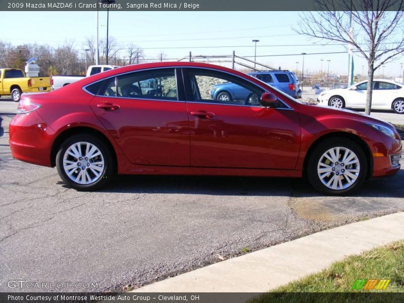 Sangria Red Mica / Beige 2009 Mazda MAZDA6 i Grand Touring