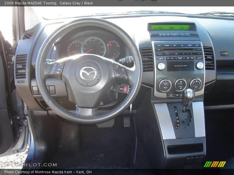 Galaxy Gray / Black 2008 Mazda MAZDA5 Touring