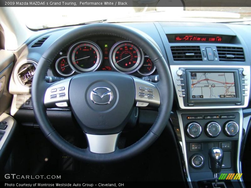 Performance White / Black 2009 Mazda MAZDA6 s Grand Touring