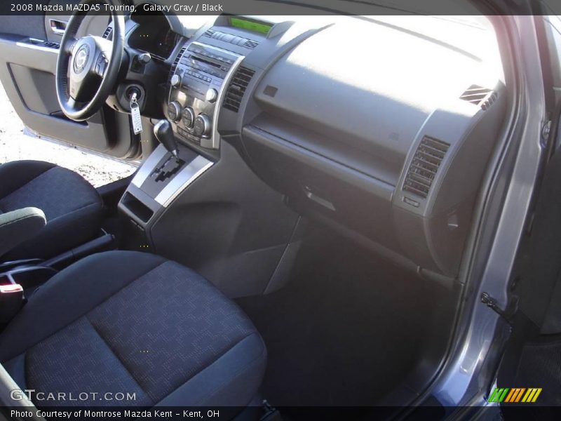 Galaxy Gray / Black 2008 Mazda MAZDA5 Touring
