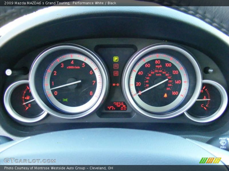 Performance White / Black 2009 Mazda MAZDA6 s Grand Touring