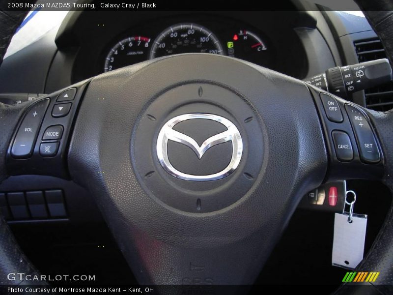 Galaxy Gray / Black 2008 Mazda MAZDA5 Touring