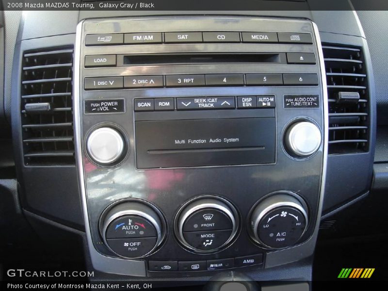 Galaxy Gray / Black 2008 Mazda MAZDA5 Touring
