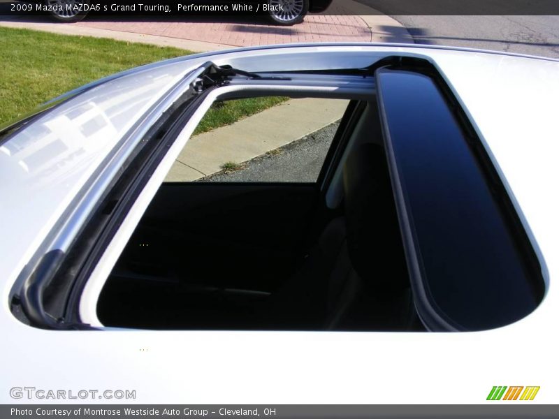 Performance White / Black 2009 Mazda MAZDA6 s Grand Touring