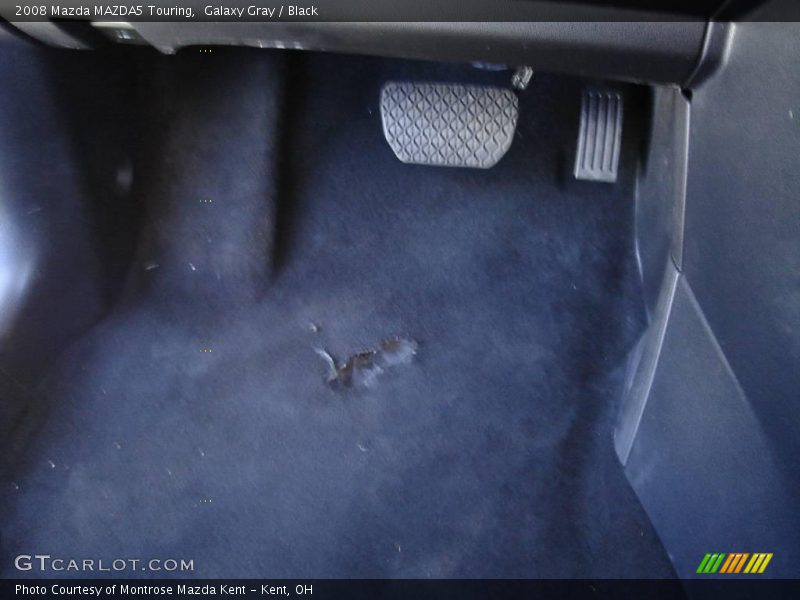Galaxy Gray / Black 2008 Mazda MAZDA5 Touring