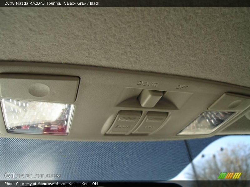 Galaxy Gray / Black 2008 Mazda MAZDA5 Touring