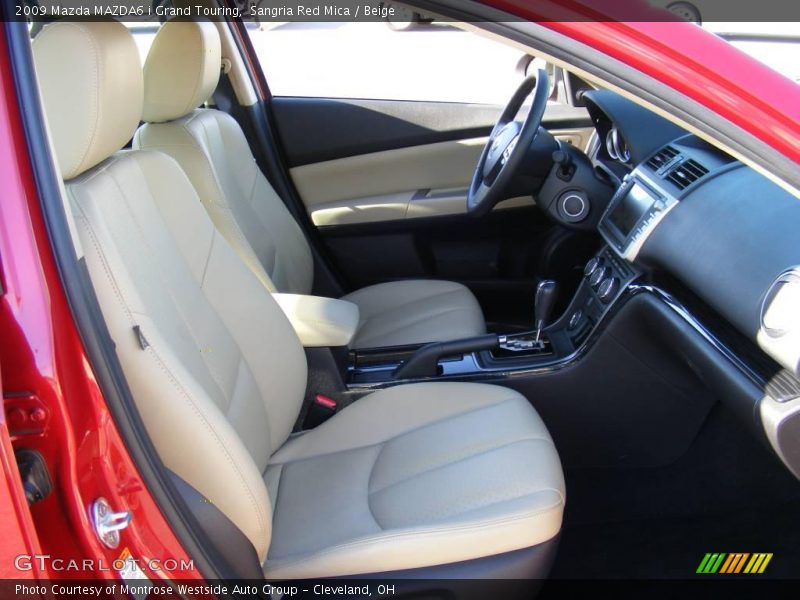 Sangria Red Mica / Beige 2009 Mazda MAZDA6 i Grand Touring