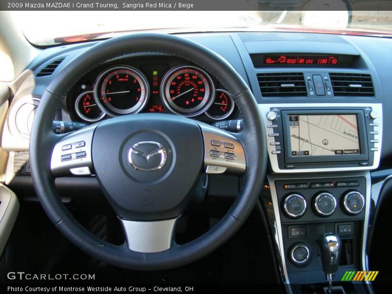 Sangria Red Mica / Beige 2009 Mazda MAZDA6 i Grand Touring