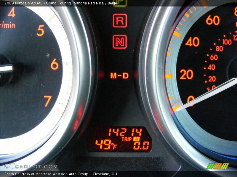 Sangria Red Mica / Beige 2009 Mazda MAZDA6 i Grand Touring