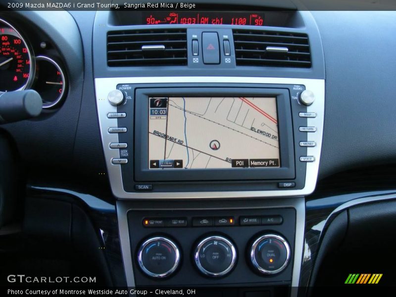 Sangria Red Mica / Beige 2009 Mazda MAZDA6 i Grand Touring