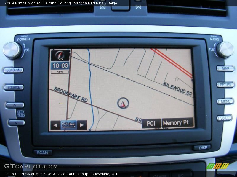 Sangria Red Mica / Beige 2009 Mazda MAZDA6 i Grand Touring