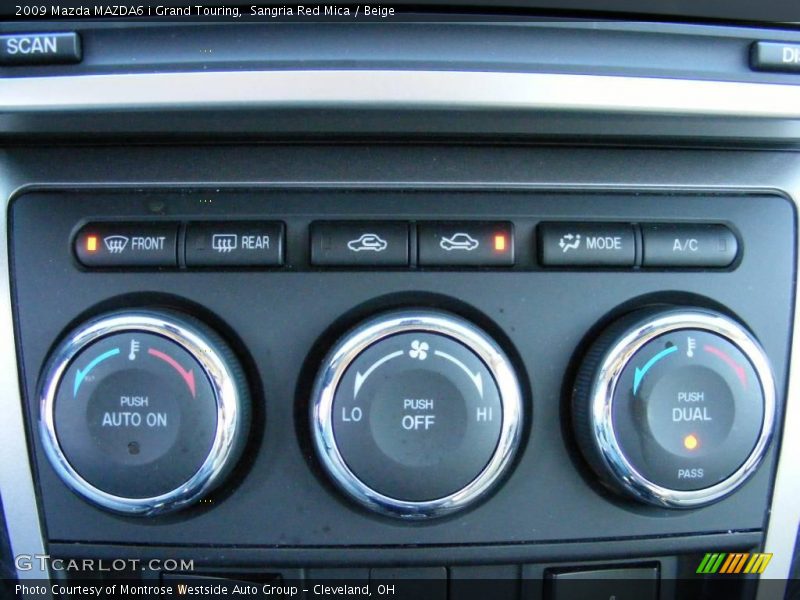 Sangria Red Mica / Beige 2009 Mazda MAZDA6 i Grand Touring