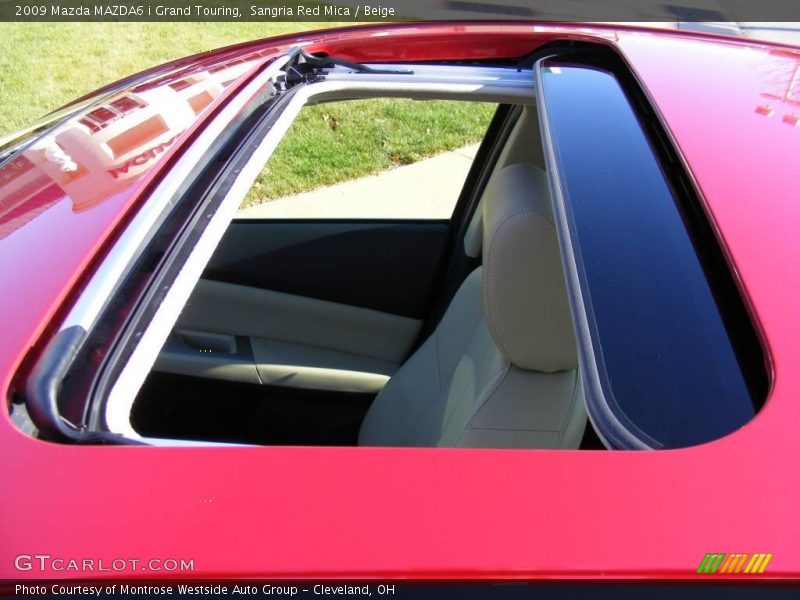 Sangria Red Mica / Beige 2009 Mazda MAZDA6 i Grand Touring