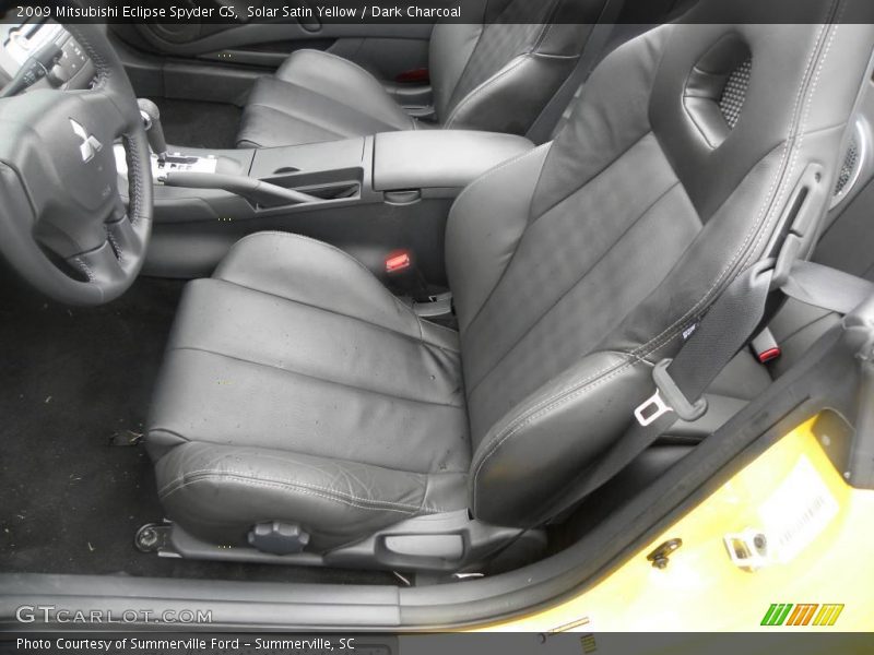 Solar Satin Yellow / Dark Charcoal 2009 Mitsubishi Eclipse Spyder GS
