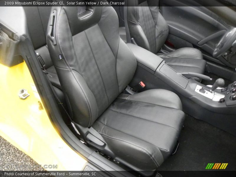 Solar Satin Yellow / Dark Charcoal 2009 Mitsubishi Eclipse Spyder GS