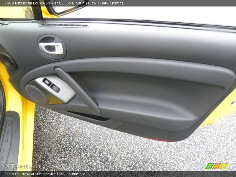 Solar Satin Yellow / Dark Charcoal 2009 Mitsubishi Eclipse Spyder GS