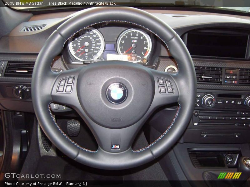 Jerez Black Metallic / Anthracite/Black 2008 BMW M3 Sedan