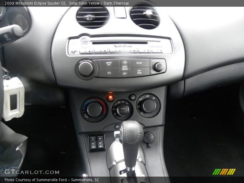 Solar Satin Yellow / Dark Charcoal 2009 Mitsubishi Eclipse Spyder GS