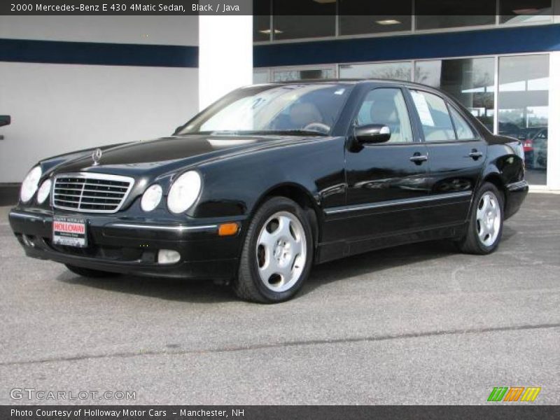 Black / Java 2000 Mercedes-Benz E 430 4Matic Sedan