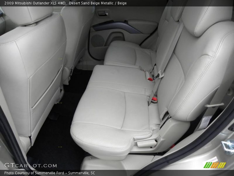 Desert Sand Beige Metallic / Beige 2009 Mitsubishi Outlander XLS 4WD