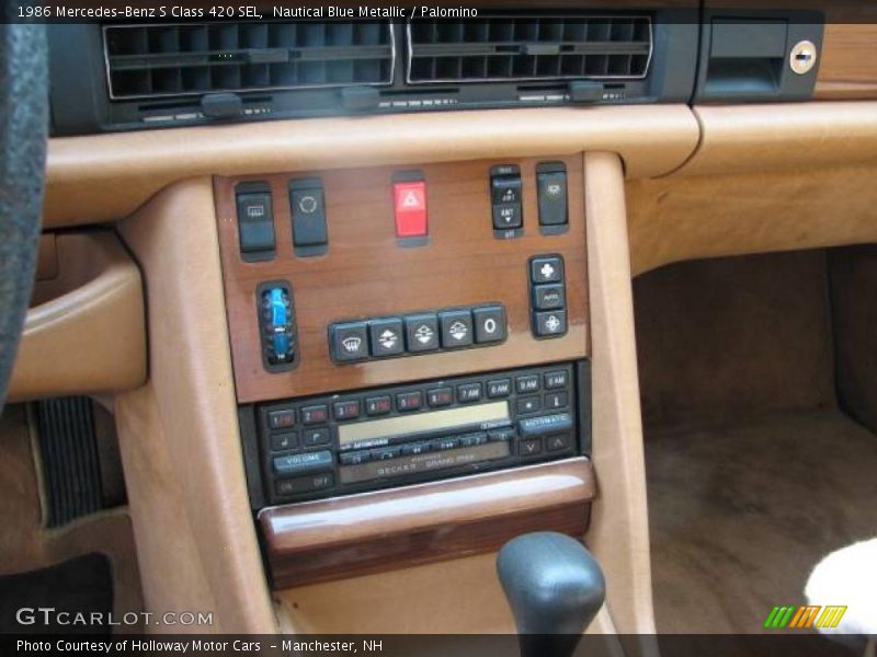Nautical Blue Metallic / Palomino 1986 Mercedes-Benz S Class 420 SEL