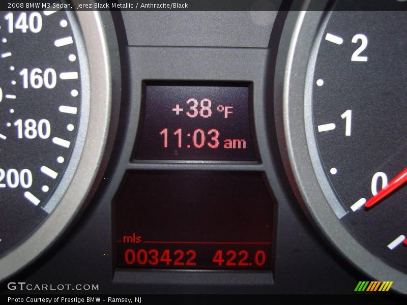 Jerez Black Metallic / Anthracite/Black 2008 BMW M3 Sedan