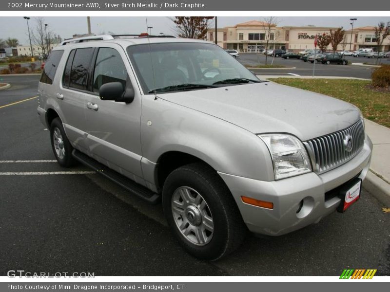 Silver Birch Metallic / Dark Graphite 2002 Mercury Mountaineer AWD
