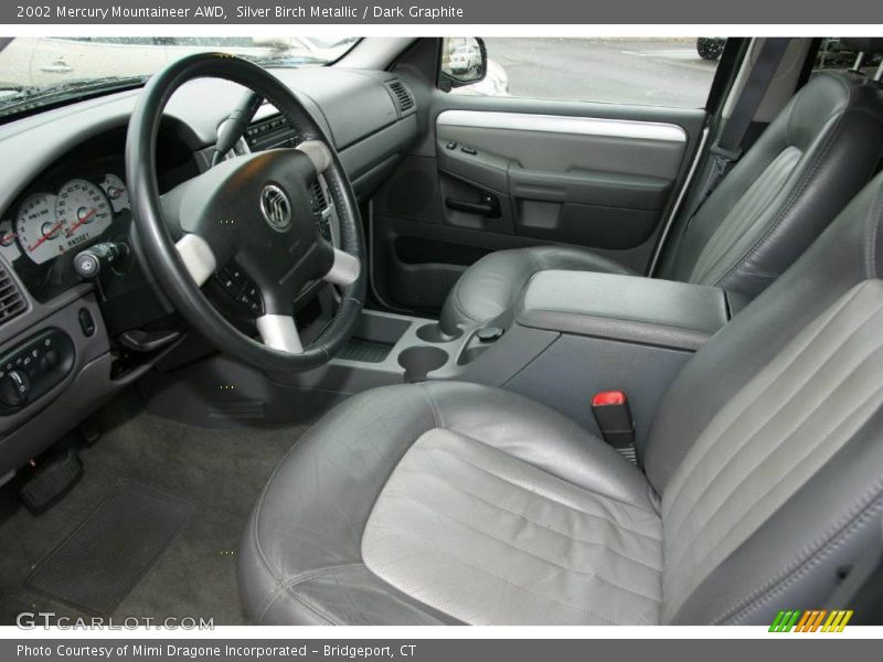 Silver Birch Metallic / Dark Graphite 2002 Mercury Mountaineer AWD