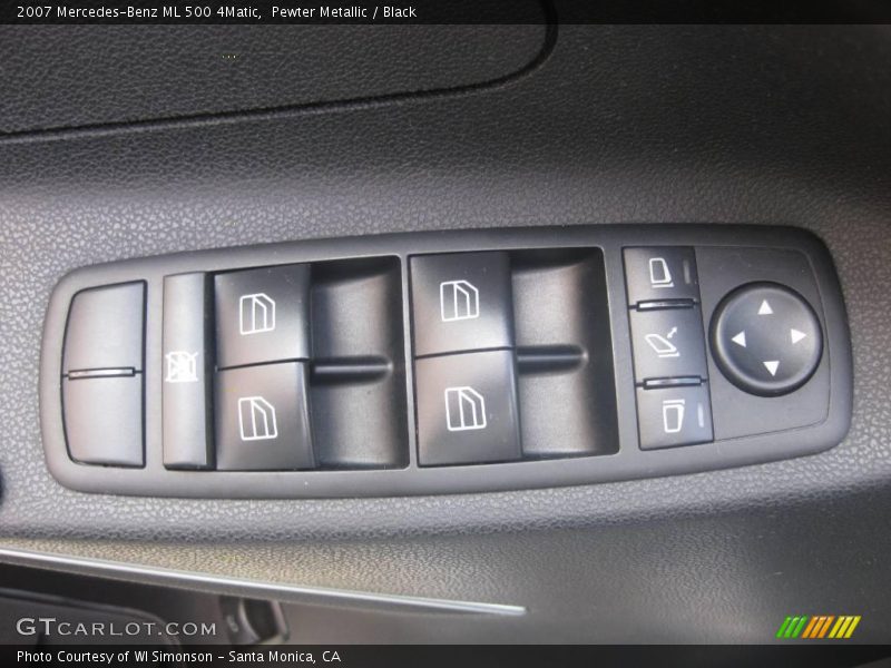 Pewter Metallic / Black 2007 Mercedes-Benz ML 500 4Matic