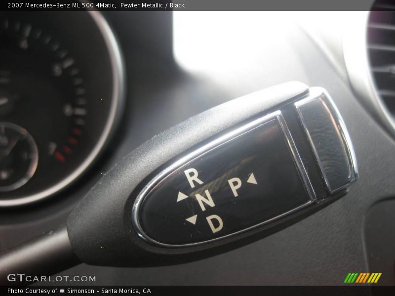 Pewter Metallic / Black 2007 Mercedes-Benz ML 500 4Matic
