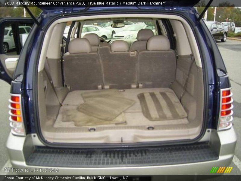 True Blue Metallic / Medium Dark Parchment 2003 Mercury Mountaineer Convenience AWD