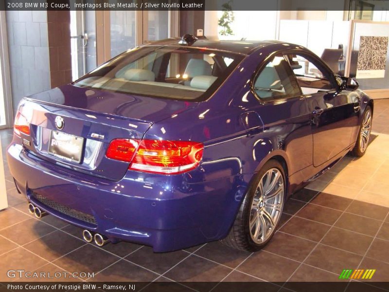 Interlagos Blue Metallic / Silver Novillo Leather 2008 BMW M3 Coupe