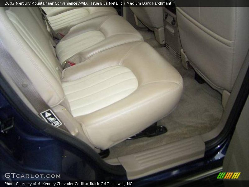 True Blue Metallic / Medium Dark Parchment 2003 Mercury Mountaineer Convenience AWD