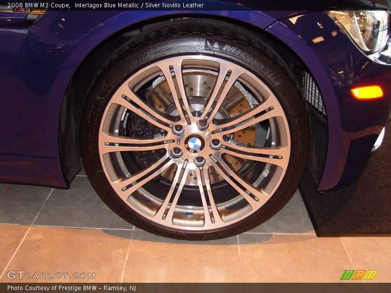 Interlagos Blue Metallic / Silver Novillo Leather 2008 BMW M3 Coupe