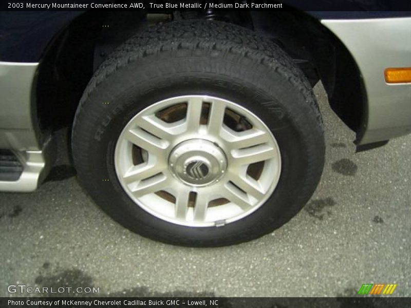 True Blue Metallic / Medium Dark Parchment 2003 Mercury Mountaineer Convenience AWD